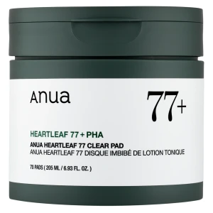 Anua - Heartleaf 77% Clear Pad - Lindernde Pads mit Herzblatt-Extrakt - 70 Stk.