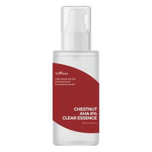 Isntree - Chestnut AHA 8% Clear Essence - Gesichtsessenz mit Milch- und Glykolsäure - 100ml