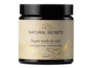 Natural Secrets - Reichhaltige Körperbutter - Erfrischende Melone mit grünem Tee - 100ml