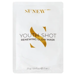 SunewMed+ - Youth Shot Regenerierende Tuchmaske für das Gesicht + Glow - 1 Stück/25 g