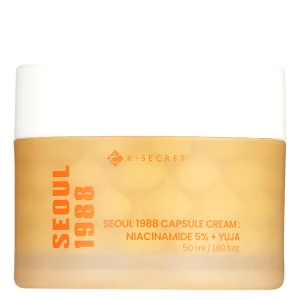 K-SECRET - SEOUL 1988 Capsule Cream: Niacinamid 5% + Yuja - Kapselcreme - 50ml
