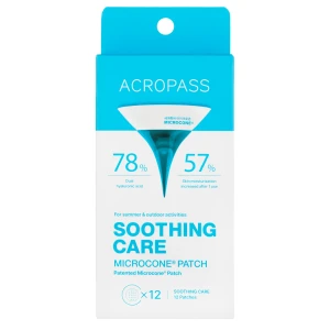 AcroPass - Soothing Care Microcone Patch - Beruhigende Pflaster mit Mikronadeln - 12 Stück