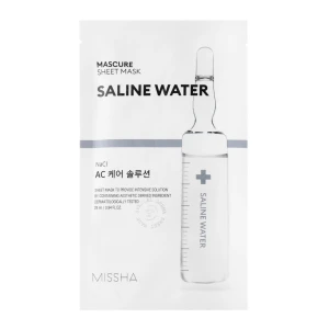 Missha - Mascure AC Care Solution Sheet Mask - Saline Water - Anti-Akne Tuchmaske - 28ml