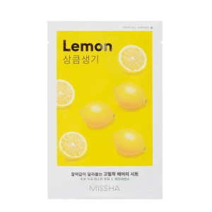 Missha - Airy Fit Sheet Mask - Lemon - Zitronenmaske - 19g