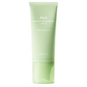 Abib - Heartleaf Mild Sunscreen Relief SPF50+ PA++++ - Beruhigende Sonnencreme mit SPF 50+ - 50 ml