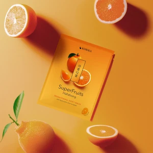 KORIKA - Superfruits Brightening Sheet Mask Hallabong - Aufhellende Gesichtsmaske in Form eines Tuches - 1 Stück/25 g