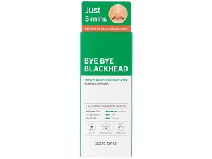 Some By Mi - Bye Bye Blackhead 30 Days Miracle Green Tea Tox Bubble Cleanser - Reinigender Gesichtswaschschaum mit Grüntee-Extrakt - 120ml