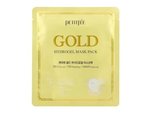 Petitfee - Gold Hydrogel Mask Pack - Hydrogel Maske mit Gold und Ginseng-Extrakt - 32g