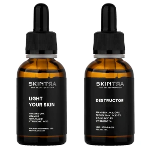 SkinTra – Vitamin C & Peel Duo-Set – 30 ml + 30 ml