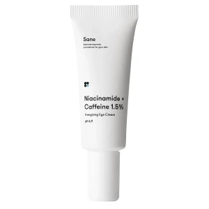 Sane - Niacinamide + Caffeine 1.5% Energizing Eye Cream - Augencreme gegen Augenringe und Schwellungen mit Koffein - 20ml
