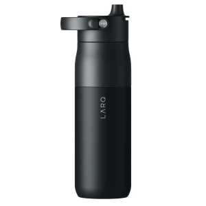 LARQ - Bottle PureVis 2 - Intelligente, selbstreinigende Wasserfilterflasche, UV-C-Licht – Obsidian Black – 680 ml