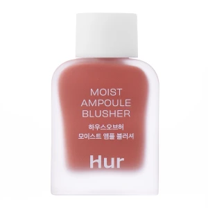 House of Hur - Moist Ampoule Blusher - Hydratační tekutá tvářenka - 05 Peach Coral - Mini - 10 ml