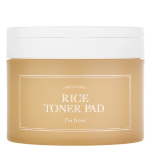 I'm From - Rice Toner Pad - Hydratační a rozjasňující polštářky na obličej - 60ks / 140 ml