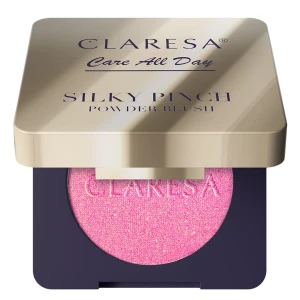 Claresa - Care All Day Silky Pinch Powder Blush - Pudrová tvářenka - Lumi Pink 02 - 2 g