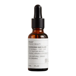 Evolve Organic Beauty - Nourishing Hair Elixir - Hydratační sérum na vlasy s arganovým a Monoï olejem - 30 ml