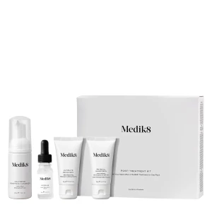 Medik8 - Post Treatment Kit - Sada pro péči o pleť po ošetření - Pěna 40ml+Sérum 10ml+Krém 15ml+Opalovací krém 15ml