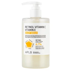 APLB - Retinol Vitamin C Vitamin E Body Wash - Vyhlazující a zpevňující sprchový gel s retinolem a vitamíny C a E - 300 ml