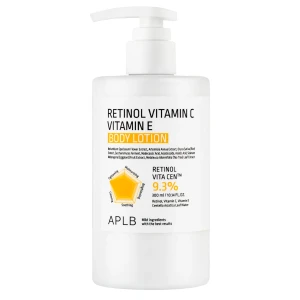 APLB - Retinol Vitamin C Vitamin E Body Lotion - Vyhlazující a zpevňující tělové mléko s retinolem a vitamíny C a E - 300 ml
