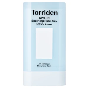 Torriden - Dive-In Soothing Sun Stick SPF 50+ PA++++ - Zklidňující krém s SPF ve formě tyčinky - 19 g