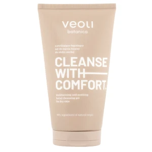 Veoli Botanica - CLEANSE WITH COMFORT - Hydratační a zklidňující čistící gel na obličej pro suchou pleť - 150 ml