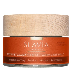 Slavia Cosmetics - Krem do Twarzy na Dzień z Aktywną Witaminą C 3% Rozświetlenie i Ujędrnienie - 50ml