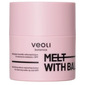 Veoli Botanica - Melt With Balance - Emulgujące Masełko Seboregulujące do Zmywania Makijażu do Skóry z Niedoskonałościami - 40g