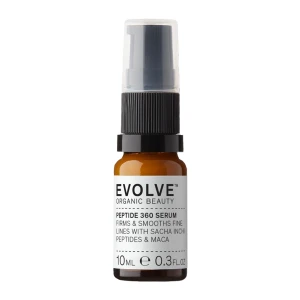 Evolve Organic Beauty - Peptide 360 Serum - Naturalne Serum do Twarzy z Peptydami Sacha Inchi i Olejem Cacay - 10ml