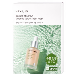 Hayejin - Blessing of Sprout Enriched Serum Sheet Mask - Nawilżająca Maska do Twarzy w Płachcie - 1szt/25ml OUTLET