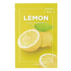 The SAEM - Natural Lemon Sheet Mask - Maska w Płacie z Ekstraktem z Cytryny - 21 ml OUTLET