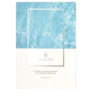 Hayejin - Cuddle of Jeju Oxygen Water Blue Vitalizing Sheet Mask - Rewitalizująca Maska do Twarzy w Płachcie - 1szt/25ml OUTLET