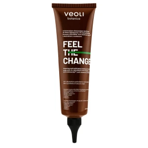 Veoli Botanica - FEEL THE CHANGE - Oczyszczająco-Złuszczający Peeling do Skóry Łojotokowej z 4% Kompleksu Kwasów AHA/BHA, 0,5% Defenscalp i Ekstrakte