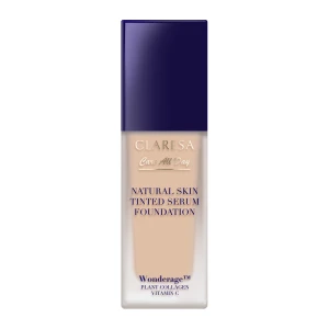 Claresa - Natural Skin Tinted Serum Foundation - Podkład-serum z Naturalnym Wykończeniem - 1W Light Warm - 32ml