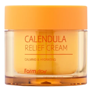 Farmstay - Calendula Relief Cream - Krem Łagodzący z Nagietkiem - 80ml