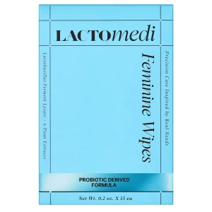 Lactomedi - Feminine Wipes - Chusteczki do Higieny Intymnej - 15x6g