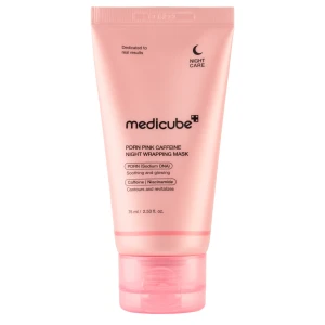 Medicube - PDRN Pink Caffeine Night Wrapping Mask - Całonocna Maska Wygładzająco-Napinająca z PDRN - 75ml