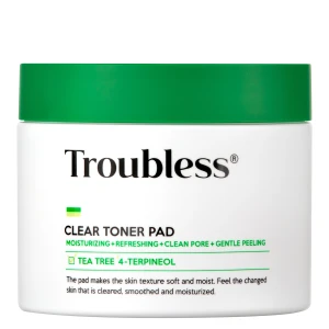 Troubless - Clear Toner Pad - Złuszczające Płatki do Twarzy - 60szt