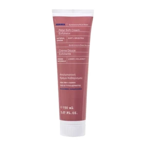 Korres - Rose Sauvage D'Apothicaire - Petal Soft Cream Exfoliator - Złuszczający Krem do Mycia Twarzy - 150ml