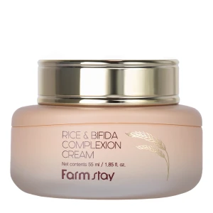 Farmstay - Rice & Bifida Complexion Cream - Nawilżający Krem do Twarzy - 55ml
