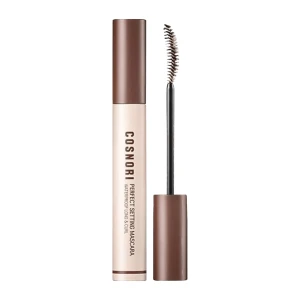 Cosnori - Perfect Setting Mascara Waterproof Long & Curl - Wydłużająco-Pogrubiający Tusz do Rzęs - Wodoodporny - 02 Cozy Brown - 7ml