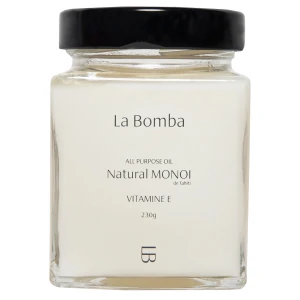La Bomba - Natural Monoi Vitamine E - Olej do Ciała i Włosów z Witaminą E - Natural Monoi - 230g