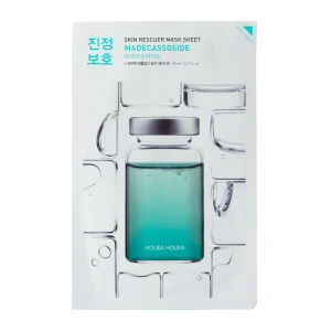 Holika Holika - Skin Rescuer Mask Sheet - Madecassoside - Łagodząca Maska do Twarzy w Płachcie - 20ml