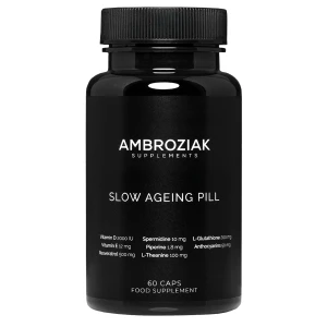 Dr Ambroziak - Slow Ageing Pill Suplement Diety - Wsparcie Ochrony Antyoksydacyjnej Organizmu - 60kaps.