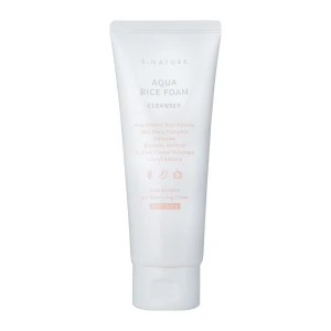 S.Nature - Aqua Rice Foam Cleanser - Ryżowa Pianka do Oczyszczania Twarzy - 160ml
