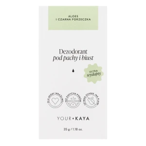 Your Kaya - Dezodorant Pod Pachy i Biust - Aloes i Czarna Porzeczka - 35g