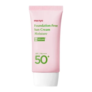 Ma:nyo - Foundation-Free Sun Cream Moisture SPF50+ PA++++ - Tonujący Krem Przeciwsłoneczny - 50ml OUTLET