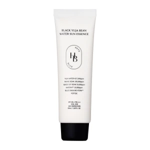 HEVEBLUE - Black Yuja Bean Water Sun Essence SPF 50+ PA++++ - Hydratačný krém na tvár s UV filtrom - 50 ml