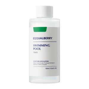 EQQUALBERRY - Swimming Pool Daily Facial Toner - Hydratačno - exfoliačné tonikum na tvár - 155 ml