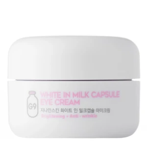 G9Skin - White In Milk Capsule Eye Cream - Rozjasňujúci očný krém - 30 g
