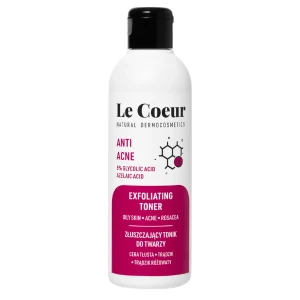 Le Coeur - Anti Acne - Exfoliačné kyselinové tonikum na tvár - 200ml