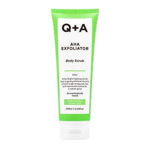 Q+A - AHA Exfoliator Body Scrub - Vyhladzujúci telový peeling s AHA kyselinami - 250 ml